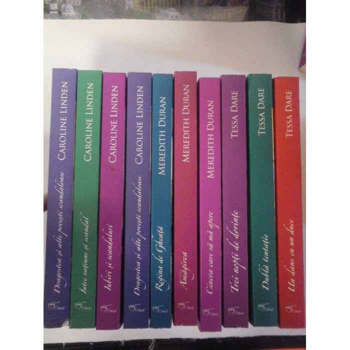 9 romane din Colectia Iubiri de poveste - Tessa Dare , Meredith Duran , Caroline Linden